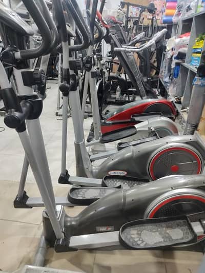 Magnetic cross trainer elliptical cycle exercise cycle cardio cycle