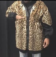 leopard fur jacket
