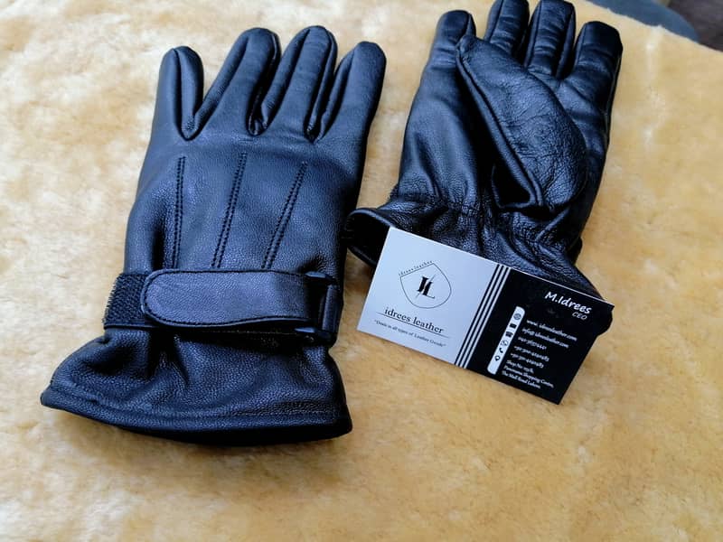 Best Genuine Leather Gloves Winter Gloves Bikers Gloves for men 1