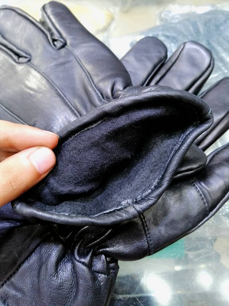 Best Genuine Leather Gloves Winter Gloves Bikers Gloves for men 3
