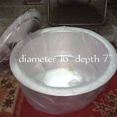 heavy material stainless steel pot 0