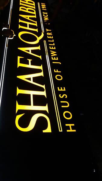 3d signboard | LED Acrylic Sign & Panaflex 1