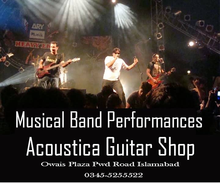 Musical band performance by Acoustica 1