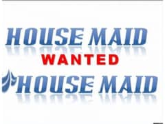 Required Female Housekeeper (Maid)