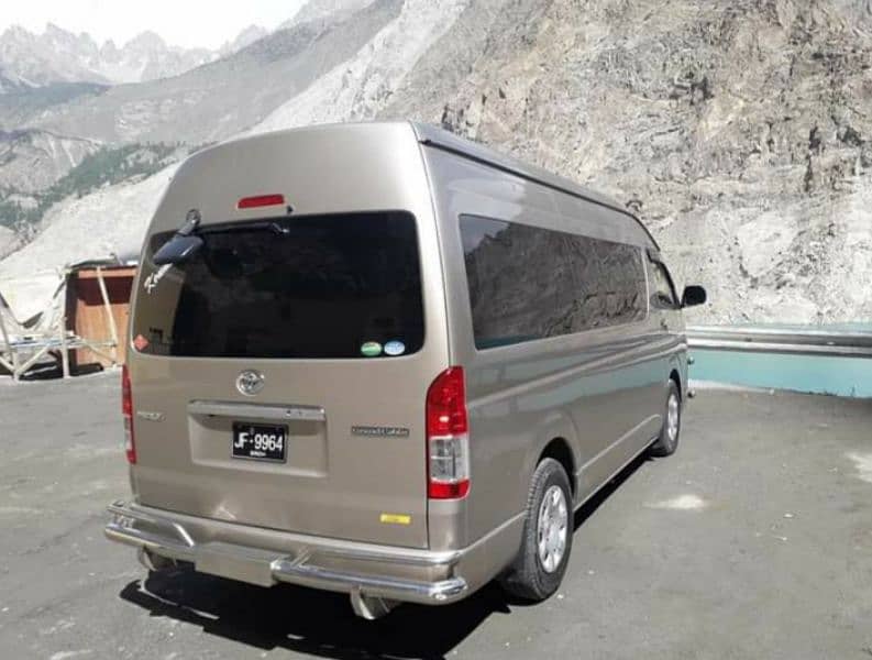 Toyota Hiace available for Pakistan tour 4
