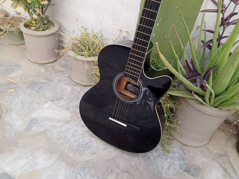 Branded Acoustic Guitar 0