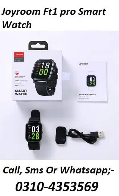 joyroom smart watch JR FT1pro Brand New Sealed Ft1 Pro JR-Ft1 Pro Avai 0