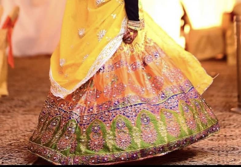 Mehndi bridal lenga 2