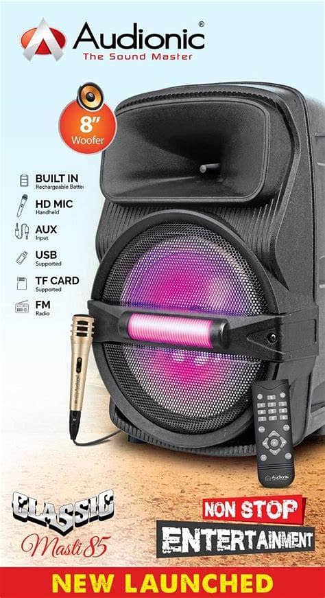 Audionic CLASSIC MAST-85 / Mehfil Mh40 / Mh735 Speaker BoxPak Masti 85 3