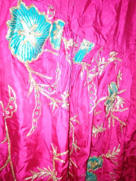 Fully embroidered pure duptta n guff silk stuff shulwar 9