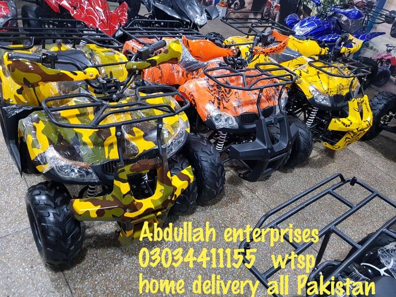 fuel variety all modal available atv quad 4wheel delivery all Pakistan 4