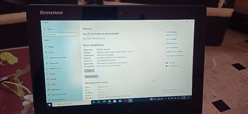 laptop i5 lenovo 4 hour batery timing 4 gb ram 5