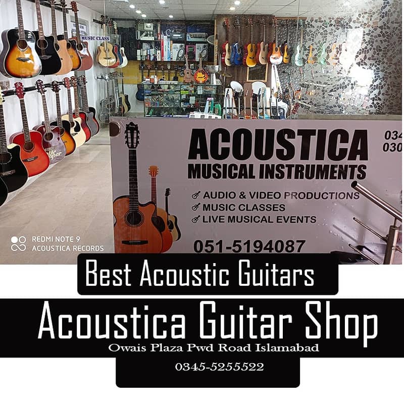 Best Guitar collection at Acoustica guitar shop 2