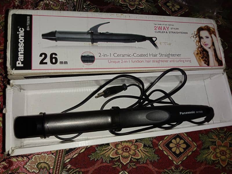 2 in 1 Ceramic Hair Straightener and curler 0