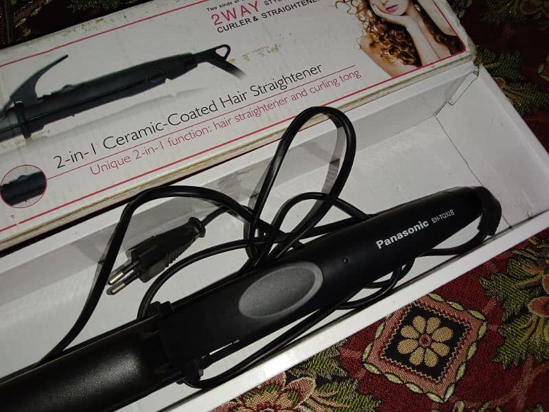 2 in 1 Ceramic Hair Straightener and curler 1