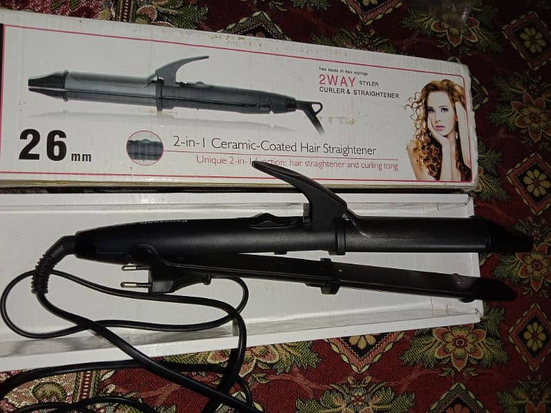 2 in 1 Ceramic Hair Straightener and curler 4