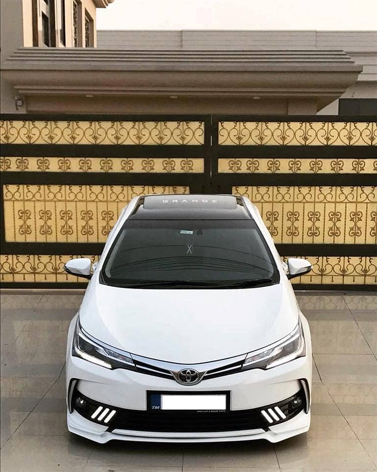 Toyota Corolla 2018 Full Body Kit - Front Rear Bumper & Side Skirts 2