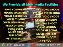 Audio & Video song recording with high quality 20% off Eid offer 2024