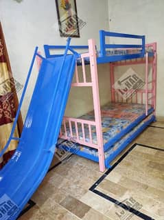 Bunk Bed with Slide for children