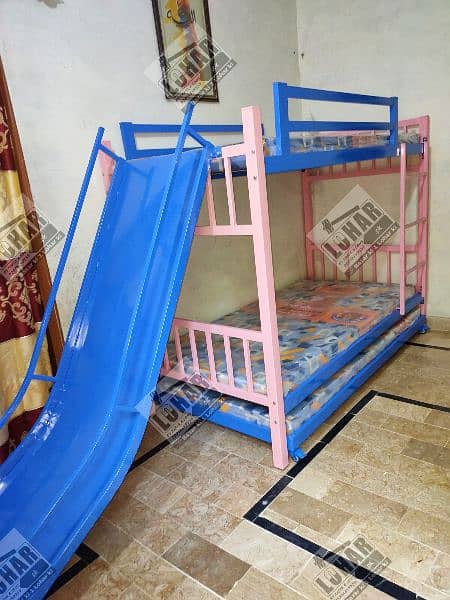 Bunk Bed with Slide for children 0