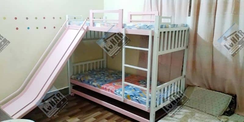 Bunk Bed with Slide for children 1