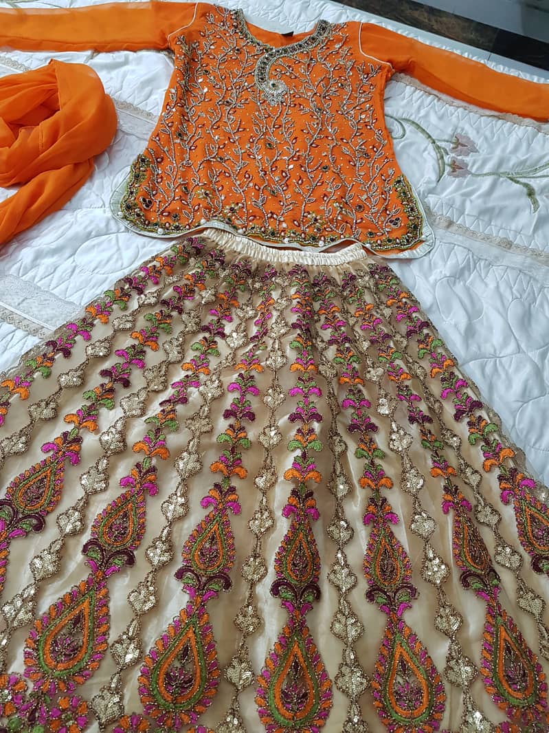 ready to wear fancy lehnga 3pc 1