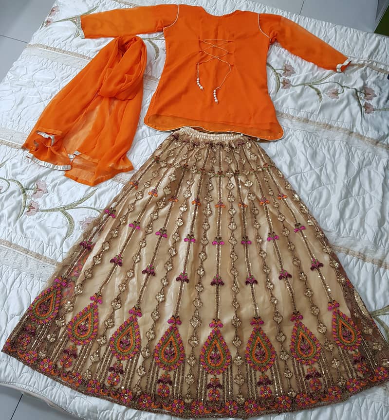 ready to wear fancy lehnga 3pc 3