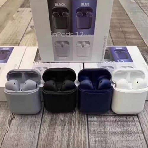 Inpods 12 Wireless Earbuds 5.0 Bluetooth Earphones Headphone Earphones 0