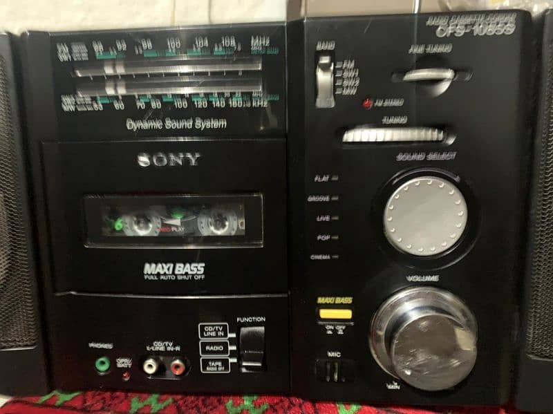 Sony Tape CF 1085 S, with 4 bands Radio in mint condition available 1