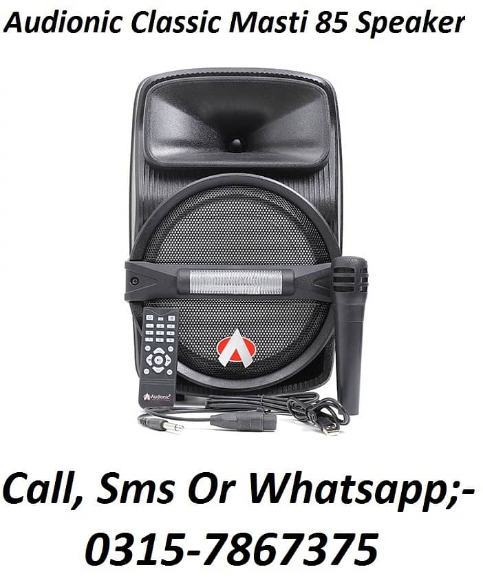 Audionic CLASSIC MAST-85 / Mehfil Mh40 / Mh735 Speaker BoxPak Masti 85 0