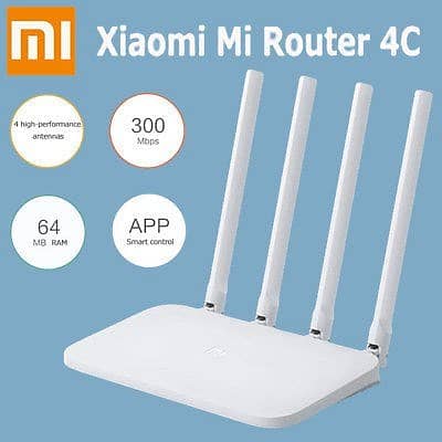 Xiaomi Mi 4c Router 300mbps Wifi Router 5dbi 2.4ghz 802.11a/B/G 4 ante 1