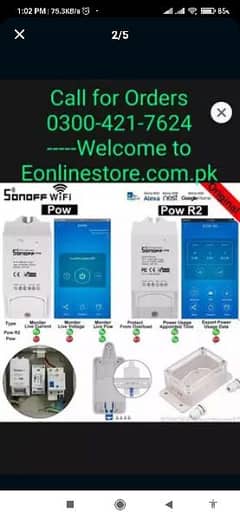 SONOFF POW R2 16A Original Smart Power Monitoring WiFi Switch( P
