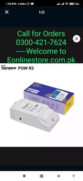 SONOFF POW R2 16A Original Smart Power Monitoring WiFi Switch( P 1