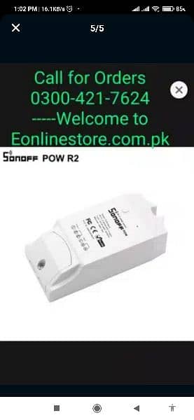 Sonoff r2 watts amp show WiFi switch anila beoblyul, yeond 3