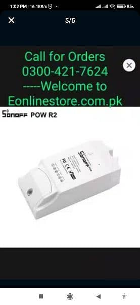 SONOFF POW R2 16A Original Smart Power Monitoring WiFi Switch( P 3