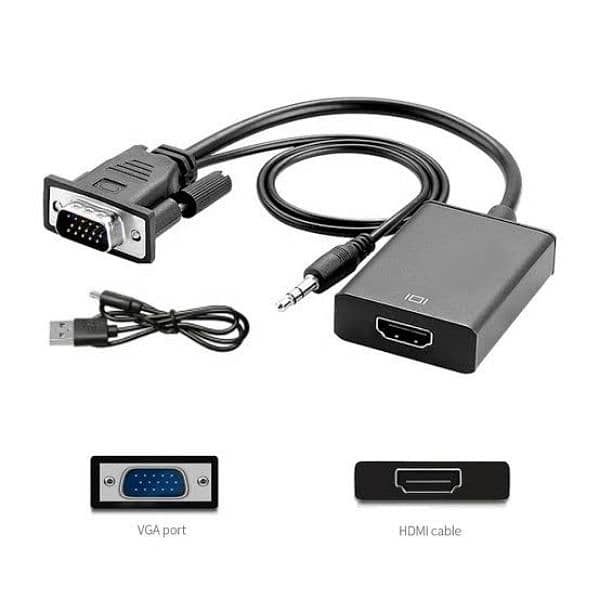 VGA to HDMI Adapter Video Converter 1