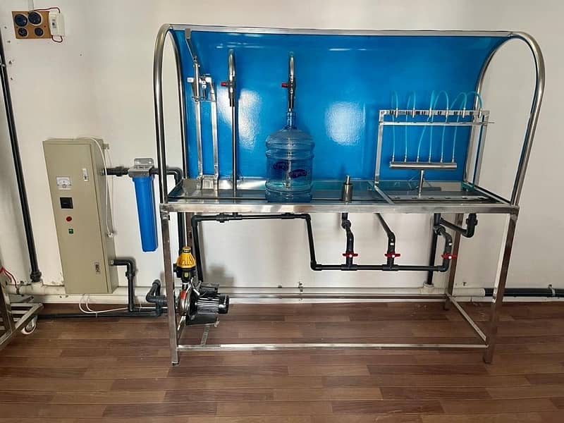 RO Mineral Water Plant Auto1 Ton. Water Filtration Plant New Parts 2