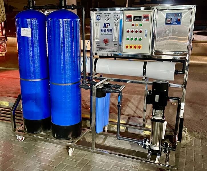 RO Mineral Water Plant Auto1 Ton. Water Filtration Plant New Parts 0