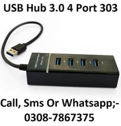 USB Hub 3.0 4 Ports Brand New Home Delivery Available All Over Pakista