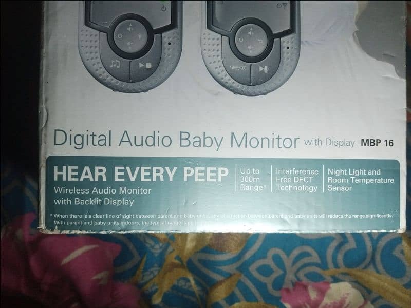 DELIVERY POSSIBLE  NEW MOTOROLA BABY MONITOR (WITH DISPLAY) MBP 16 2