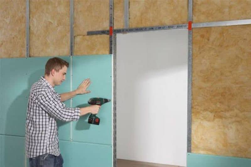 Gypsum Dry Wall Partition | pvc wall panel  vinyle flooring wood floor 17