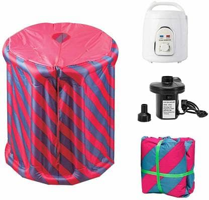 Portable Spa Sauna Steam Bath with Air Pump 0