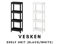 IKEA's 4 Shelf Organiser for small spaces 0