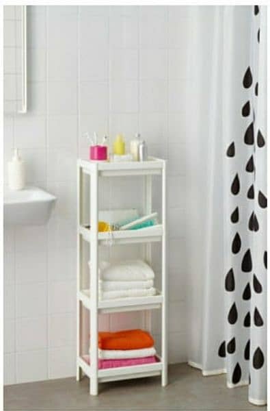 IKEA's 4 Shelf Organiser for small spaces 2