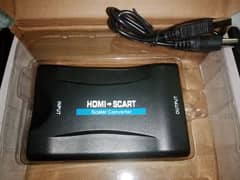 DELIVERY POSSIBLE HD VIDEO CONVERTER HDMI TO SCART NEW BOX PACK