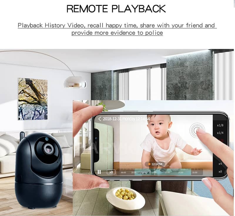Wireless CCTV Camera with Two-way Talk. 4