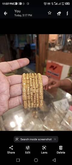 Gold plated hand made jewellery
