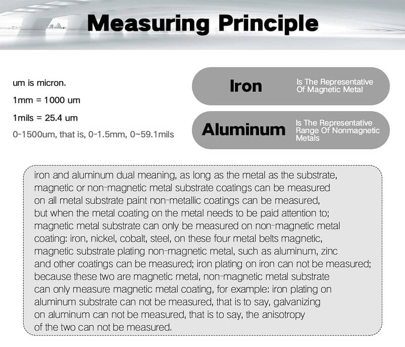 Car Paint Thickness Gauge check R&D ET330  Electroplate Metal Coating 5