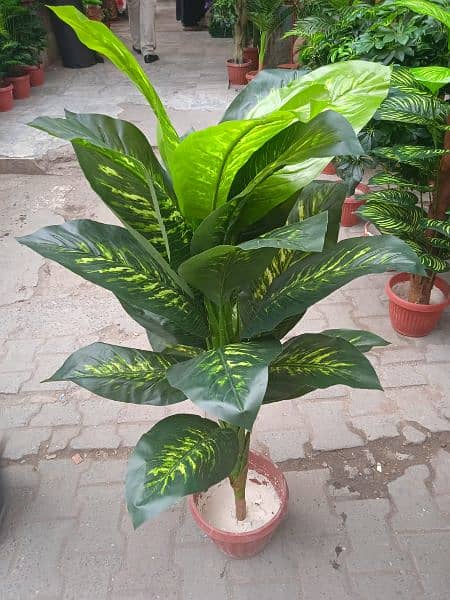 Artificial plants in different designs 3