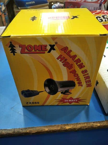 Mic horn hooter zonex with 3 button siren horn three more sound 1